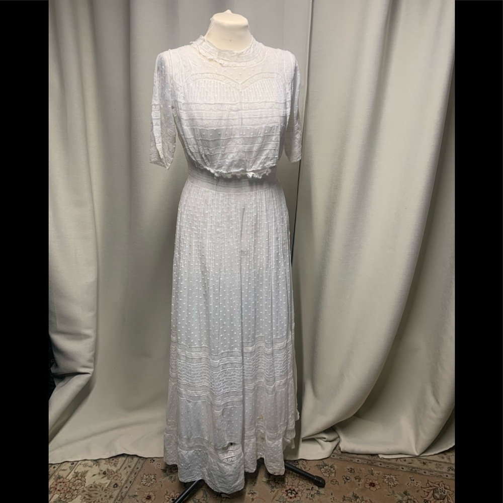True Vintage Wedding Gown circ 1900